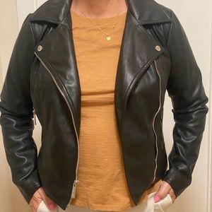 Michael Kors black leather jacket